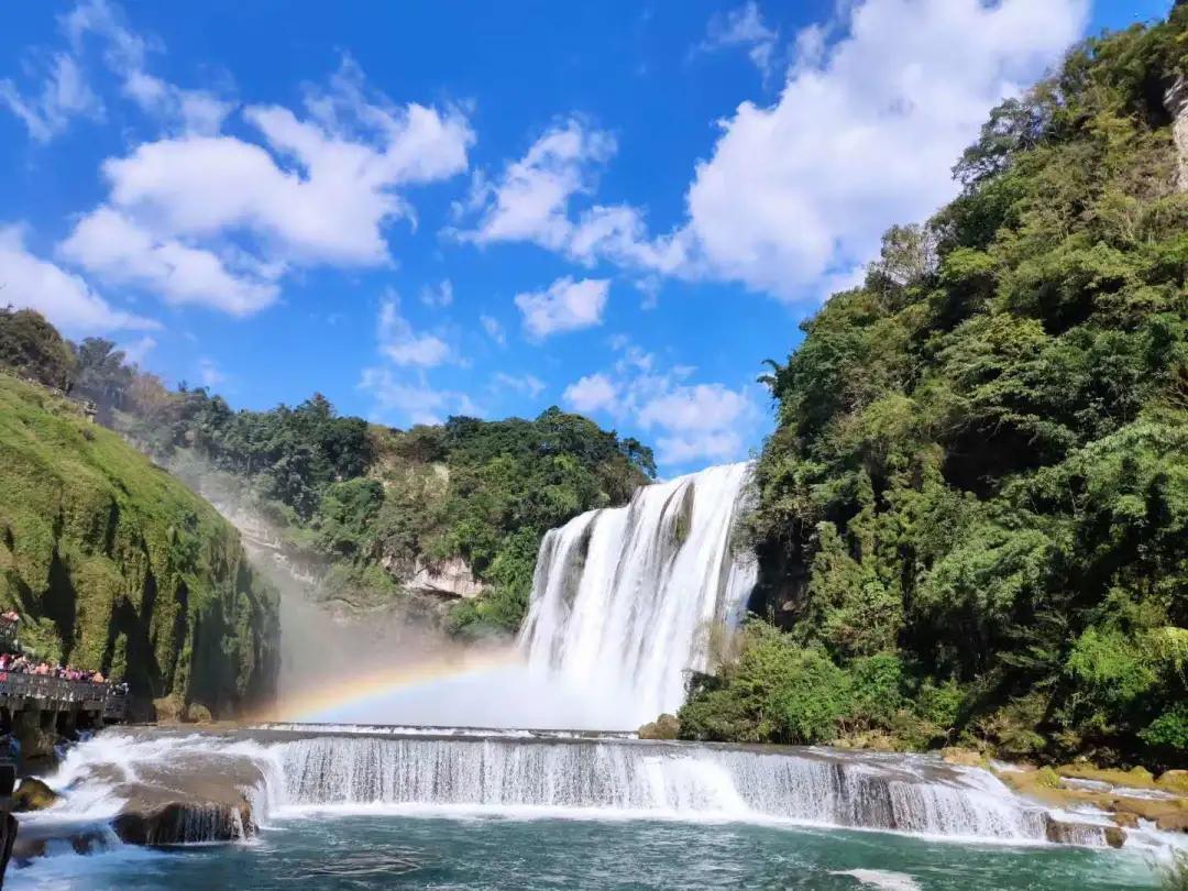 图:10月22日大瀑布现场实拍
