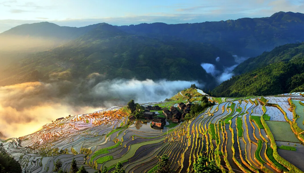 贵州黔东南侗寨特色景点，呀来一次就能看够 