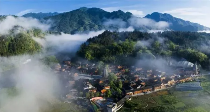 乡游黔中江口县 快场村丨山上是仙境，山下是桃源