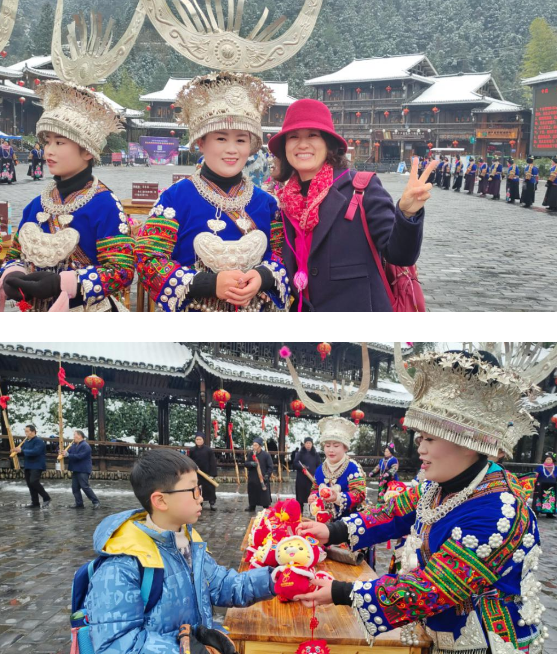 大年初一 | 西江千户苗寨景区苗族文化氛围浓郁，年味“十足”