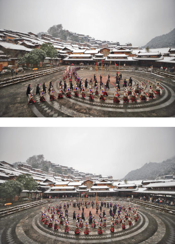 大年初一 | 西江千户苗寨景区苗族文化氛围浓郁，年味“十足”