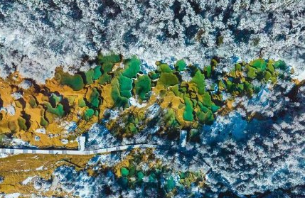 四川黄龙景区是开了美颜滤镜吗 四川黄龙景区是开了美颜滤镜吗