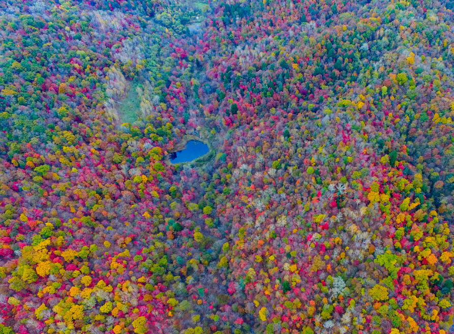 安徽平天湖风景区：宛如七彩调色盘